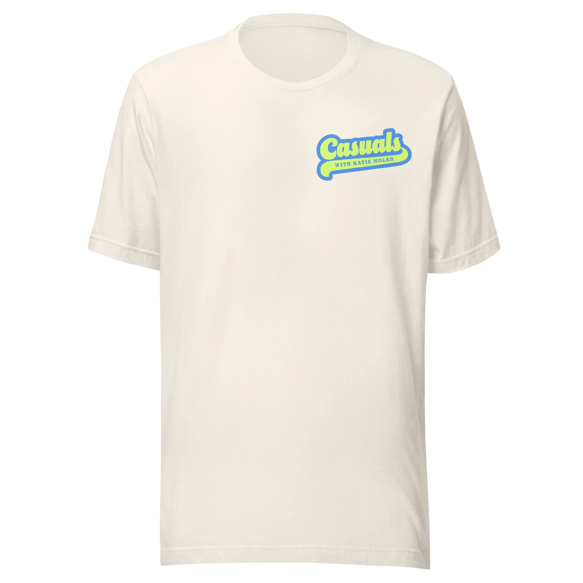 Casuals with Katie Nolan: Cream T-shirt