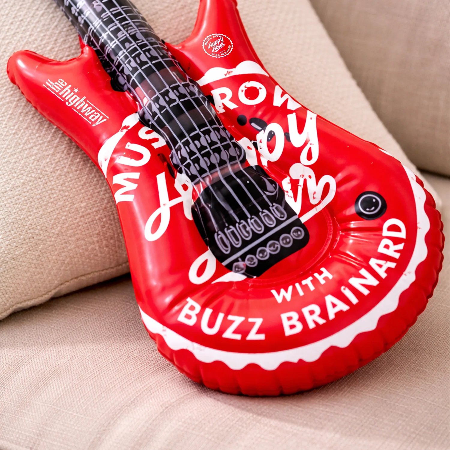 Music Row Happy Hour with Buzz Brainard: Inflatable Guitar - Image 2