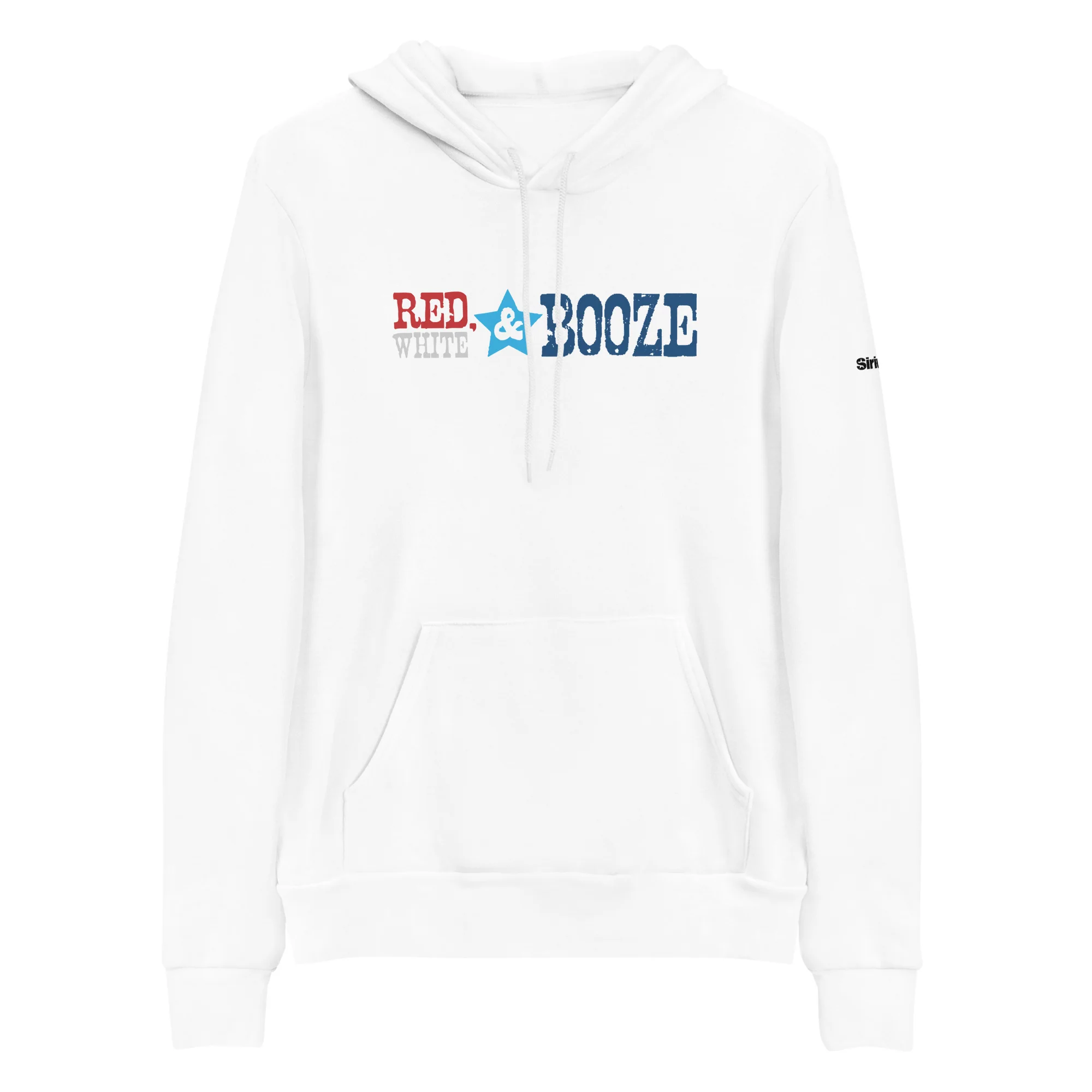 Red White & Booze: Hoodie (White)