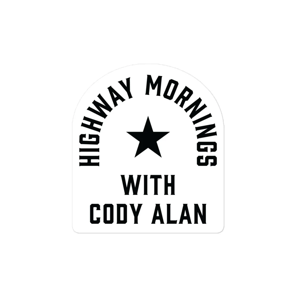 Highway Mornings with Cody Alan: Starry Sticker - Image 2
