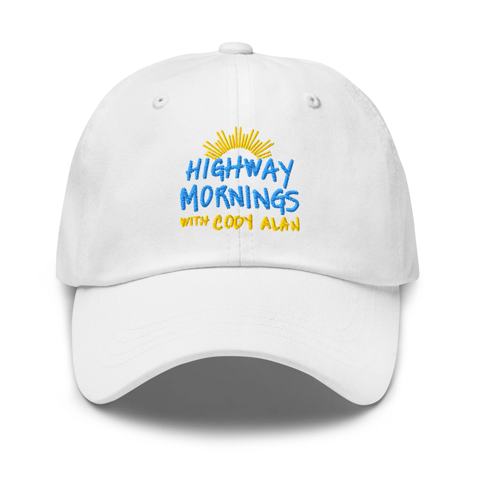 Highway Mornings with Cody Alan: White Sunny Dad Hat