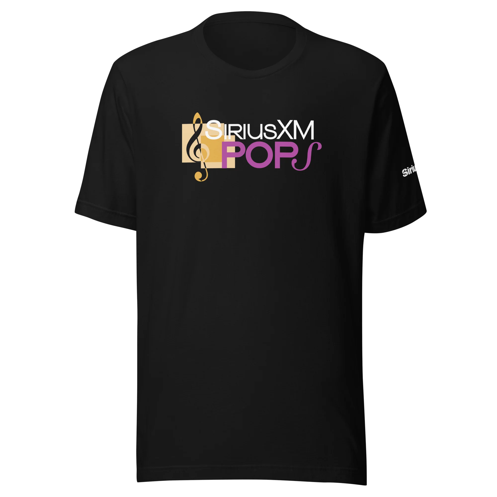 SiriusXM Pops: T-shirt (Black)